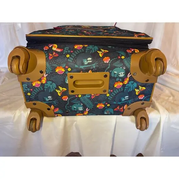 Lily Bloom Luggage 24" Expandable Sloth To Me Navy - Picture 9 of 11